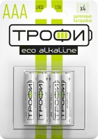 Photos - Battery Trofi  4xAAA Eco Alkaline