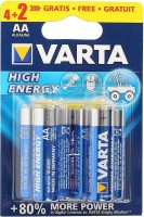 Photos - Battery Varta High Energy  6xAA