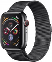 Photos - Smartwatches Apple Watch 4 Steel  40 mm Cellular