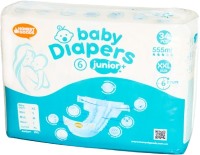 Photos - Nappies Honest Goods Diapers Junior Plus 6 / 34 pcs 