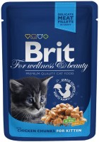 Photos - Cat Food Brit Premium Pouch Kitten Chicken 24 pcs 