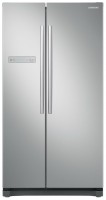 Photos - Fridge Samsung RS54N3003SA silver