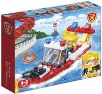 Photos - Construction Toy BanBao Fire Rescue Boat 7119 