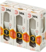 Photos - Light Bulb ERA B35 7W 2700K E14 3pcs 