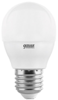 Photos - Light Bulb Gauss LED ELEMENTARY G45 7W 2700K E27 53217T 3pcs 