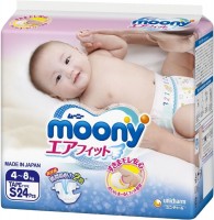 Photos - Nappies Moony Diapers S / 24 pcs 