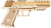 Photos - 3D Puzzle UGears Wolf-01 Handgun 