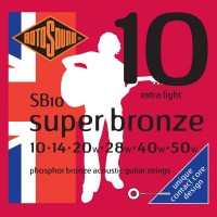 Photos - Strings Rotosound Super Bronze 10-50 