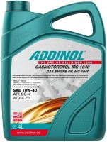 Photos - Engine Oil Addinol Gasmotorenol MG 1040 10W-40 4 L