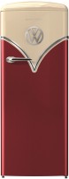 Photos - Fridge Gorenje OBRB 153 R red