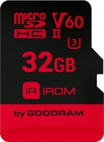 Photos - Memory Card GOODRAM microSD IRDM V60 UHS II U3 32 GB