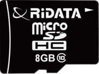 Photos - Memory Card RiDATA microSDHC Class 10 8 GB