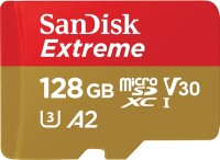 Memory Card SanDisk Extreme V30 A2 microSDXC UHS-I U3 128 GB