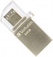 Photos - USB Flash Drive Verbatim Dual OTG Micro Drive USB 3.0 64Gb 