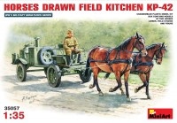 Photos - Model Building Kit MiniArt Horses Drawn Field Kitchen KP-42 (1:35) 