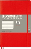 Photos - Notebook Leuchtturm1917 Ruled Paperback Red 