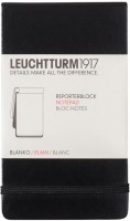 Photos - Notebook Leuchtturm1917 Plain Reporter Notebook Black 