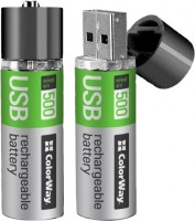 Photos - Battery ColorWay 2x18650 1200 mAh USB 