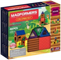 Photos - Construction Toy Magformers Log Cabin Set 705006 