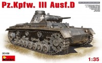 Photos - Model Building Kit MiniArt Pz.Kpfw.III Ausf.D (1:35) 