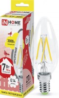 Photos - Light Bulb ASD LED Deco C37 CL 7W 3000K E14 