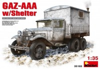 Photos - Model Building Kit MiniArt GAZ-AAA w/Shelter (1:35) 