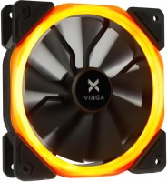 Photos - Computer Cooling Vinga LED fan-01 orange 