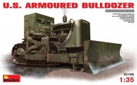 Photos - Model Building Kit MiniArt U.S. Armoured Bulldozer (1:35) 
