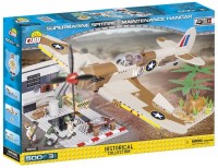 Photos - Construction Toy COBI Supermarine Spitfire Maintenance Hangar 5546 