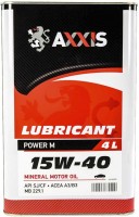 Photos - Engine Oil Axxis Power M 15W-40 4 L
