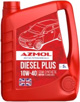 Photos - Engine Oil Azmol Diesel Plus 10W-40 5 L