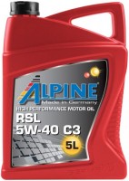 Photos - Engine Oil Alpine RSL 5W-40 C3 5 L