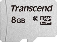 Photos - Memory Card Transcend microSD 300S 8 GB