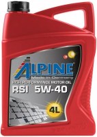 Photos - Engine Oil Alpine RSi 5W-40 4 L