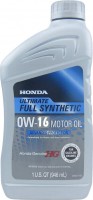 Photos - Engine Oil Honda Ultimate Full Synthetic 0W-16 1L 1 L