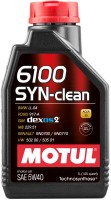 Photos - Engine Oil Motul 6100 Syn-Clean 5W-40 1 L
