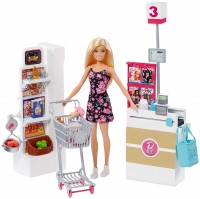 Photos - Doll Barbie Supermarket FRP01 