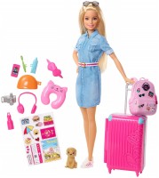 Photos - Doll Barbie Travel FWV25 