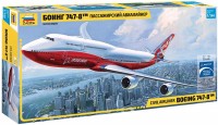 Photos - Model Building Kit Zvezda Civil Airliner Boeing 747-8 (1:144) 