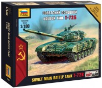 Photos - Model Building Kit Zvezda Soviet Main Battle Tank T-72B (1:100) 