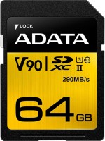 Photos - Memory Card A-Data Premier ONE SDXC UHS-II U3 Class 10 64 GB