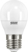 Photos - Light Bulb Gauss LED ELEMENTARY G45 8W 2700K E27 53218 10pcs 