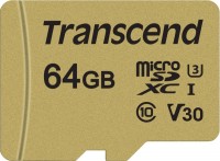 Photos - Memory Card Transcend microSD 500S 64 GB