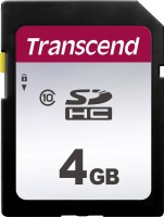 Photos - Memory Card Transcend SDHC 300S 4 GB