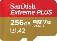 Photos - Memory Card SanDisk Extreme Plus V30 A2 microSDXC UHS-I U3 256 GB