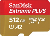 Photos - Memory Card SanDisk Extreme Plus V30 A2 microSDXC UHS-I U3 512 GB