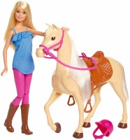 Photos - Doll Barbie Doll and Horse FXH13 