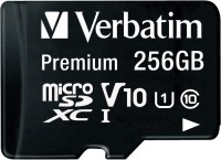 Photos - Memory Card Verbatim Premium microSD UHS-I Class 10 256 GB