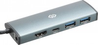 Photos - Card Reader / USB Hub Digma HUB-2U3.0CAU-UC 