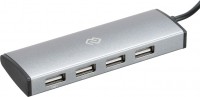 Photos - Card Reader / USB Hub Digma HUB-4U2.0-UC 